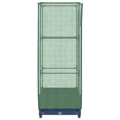 VidaXL Plantenbak verhoogd met kashoes 40x40x123 cm rattanlook