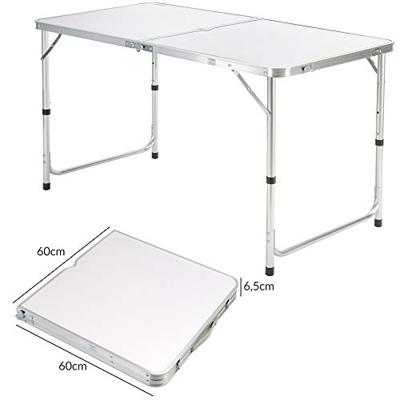 Camping zitgroep 5-delig Wit Aluminium Opvouwbaar Camping zitgroep 5-delig Wit Aluminium Opvouwbaar