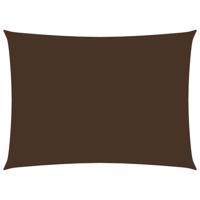 VidaXL Zonnescherm rechthoekig 4x5 m oxford stof bruin - thumbnail