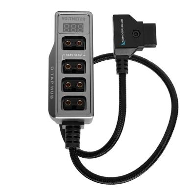 Kondor Blue 12V Metal D-Tap Hub 4 Way Port Power Tap Splitter (1/4"-20 Threads) Kondor Blue 12V Metal D-Tap Hub 4 Way Port Power Tap Splitter (1/4"-20 Threads)