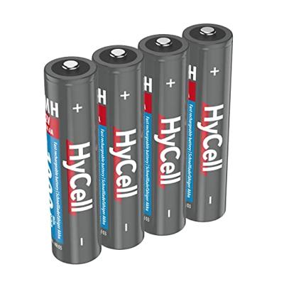 HyCell HR03 1000 Oplaadbare AAA batterij (potlood) NiMH 800 mAh 1.2 V 4 stuk(s) HyCell HR03 1000 Oplaadbare AAA batterij (potlood) NiMH 800 mAh 1.2 V 4 stuk(s)
