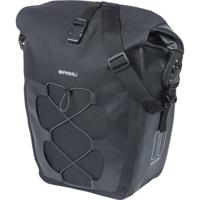 Enkele tas Basil Navigator Waterproof L MIK 25-31L 14 x 26 x 42 cm - zwart - thumbnail