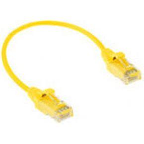 ACT DC9805 LSZH U/UTP CAT6 Datacenter Slimline Patchkabel Snagless | RJ45 Connectoren | Geel | 5 meter