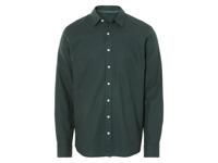 LIVERGY Heren overhemd (Donkergroen, XL) - thumbnail