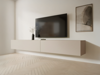 Tv-meubel KINGSTON 2 klapdeuren 210 cm kasjmier - thumbnail