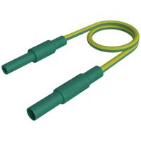SKS Hirschmann MAL S GG-B 25/2,5 ge/gn Veiligheidsmeetsnoer 4mm-veiligheidsstekker 4mm-veiligheidsbus 25 cm Geel-groen 1 stuk(s) - thumbnail