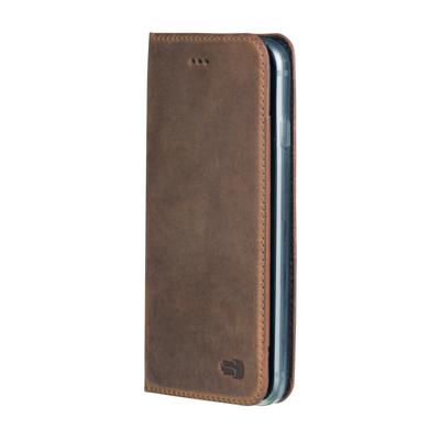 Senza Raw Leather Booklet Apple iPhone 6/6S Chestnut Brown