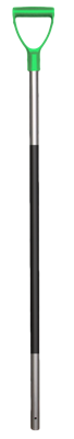 Mestvork steel alum. 115 cm limegroen handvat incl rubber gr