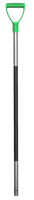 Mestvork steel alum. 115 cm limegroen handvat incl rubber gr - thumbnail