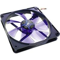 NoiseBlocker BlackSilent XK1 PC-ventilator Zwart, Blauw (transparant) (b x h x d) 140 x 140 x 25 mm - thumbnail