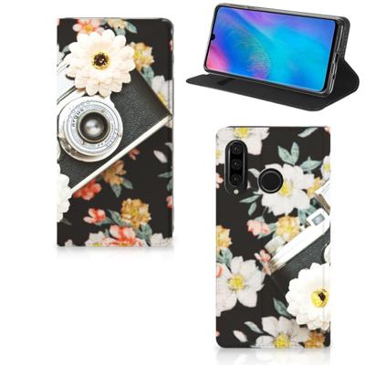 Huawei P30 Lite New Edition Stand Case Vintage Camera Huawei P30 Lite New Edition Stand Case Vintage Camera