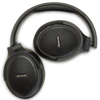 AIWA HST-250BT Bluetooth On-Ear Hoofdtelefoon met HyperBass, Zwart EU - thumbnail