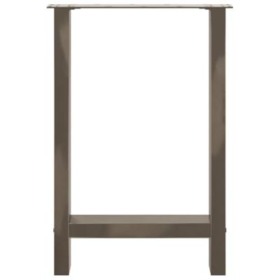 Salontafelpoten 2 st 50x(72-73) cm staal naturel Salontafelpoten 2 st 50x(72-73) cm staal naturel