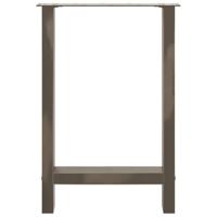 Salontafelpoten 2 st 50x(72-73) cm staal naturel - thumbnail