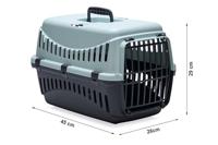 Beeztees Gipsy Eco Kattenreismand Lichtblauw - Zwart 45x26x29 cm - thumbnail