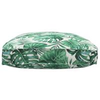 VidaXL Kussen blad bladpatroon 120 x 80 x 12 cm oxford stof - thumbnail