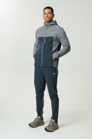 Reprimo Flight Windbreaker Trainingspak Heren Lichtgrijs/Donkergrijs - Maat M - Kleur: DonkergrijsLichtgrijs | Soccerfanshop - thumbnail