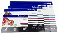 Kangaro K-5551 Tekenblok 210x297mm 200gr 20 Vel, Wit - thumbnail