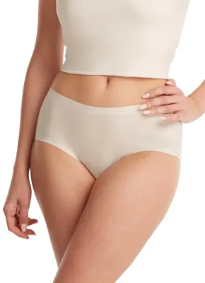 Secrets Midi Slip - dames heup slip naadloos - Invisible dames onderbroek - onzichtbaar - katoenen kruisje