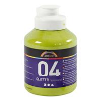 Creativ Company Acrylverf glitter voor kinderen - lime groen, 500ml - thumbnail
