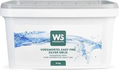 WS Voegmortel Easy Fine Zilver Grijs 15 kg