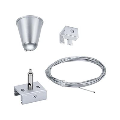 Paulmann 12V-kabelsysteemcomponenten Plafondbevestiging Zilver 95583 ProRail3 Steel Wire Suspension Paulmann 12V-kabelsysteemcomponenten Plafondbevestiging Zilver 95583 ProRail3 Steel Wire Suspension