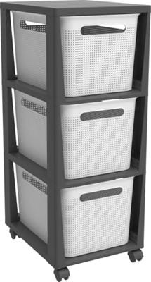 Rotho brisen design ladekast 3x16l wit