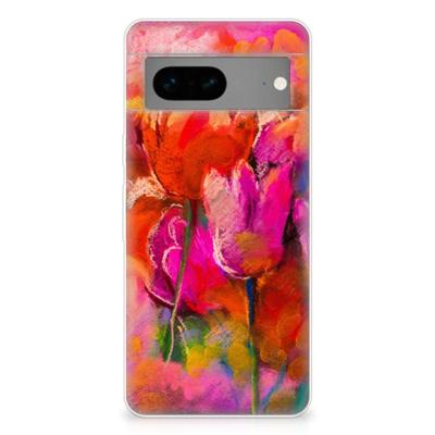 Smartphone hoesje Google Pixel 7 Tulips