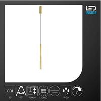 SLV HanglampHelia 10w geborsteld messing - 1002172 - thumbnail