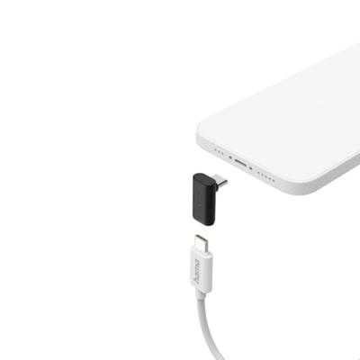 Hama USB-C-hoekadapter 90° USB 3.2 Gen2 10 Gbit/s 5 A 240 W Set Van 2