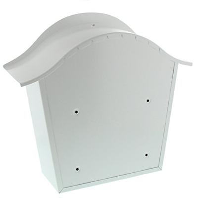 Burg Wächter HOLIDAY 5842 W Brievenbus Plaatstaal Wit Sleutelslot