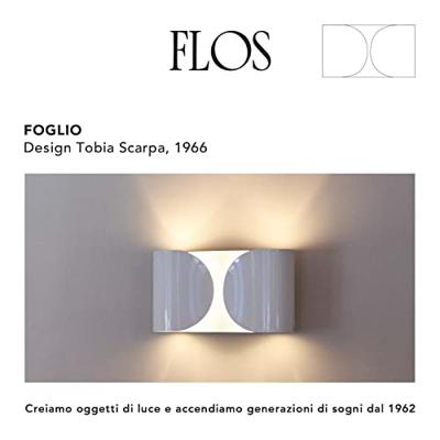 Flos Foglio Wandlamp - Wit Flos Foglio Wandlamp - Wit