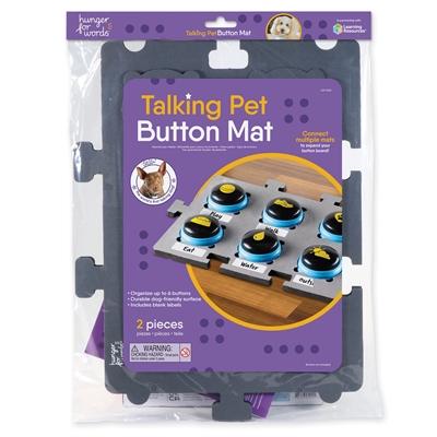 HUNGER FOR WORDS TALKING PET BUTTON MAT HUNGER FOR WORDS TALKING PET BUTTON MAT