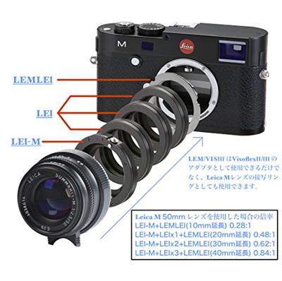 Novoflex Zubehör Digitalkameras Objectiefadapter Adapter voor: Leica-M - Leica-M