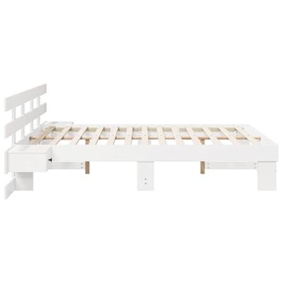 Bedframe met lade Wit Hout