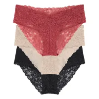Dames slip 3-pack Kant - Lana - Kanten dames onderbroeken - microfiber ondergoed - thumbnail