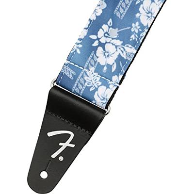 Fender Hawaiian Strap Blue Floral gitaarband