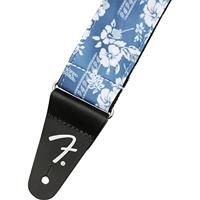 Fender Hawaiian Strap Blue Floral gitaarband - thumbnail