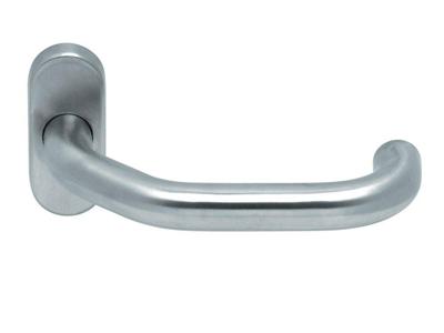 Gatdeel CINDY rvs mat 8mm ovaal rozet Gatdeel CINDY rvs mat 8mm ovaal rozet