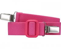 Playshoes riem elastisch met clip uni roze Maat - thumbnail