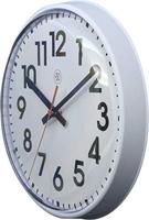 NeXtime NX-7308WI Wandklok NXT Diam. 26cm Kunststof Wit, Witte Wijzerplaat - thumbnail