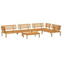 5-delige Loungeset pallet massief acaciahout - thumbnail