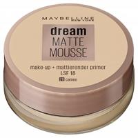 Maybelline Dream Matte Mousse Mattifying Foundation + Primer - 020 Cameo - Matterende Foundation met Medium Dekking - 18 ml - thumbnail