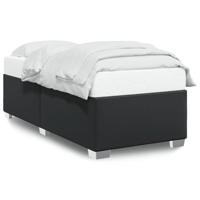 Bedframe kunstleer zwart 100x200 cm - thumbnail