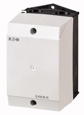 Eaton CI-K1H-95-TS 105853 Lege behuizing Voor DIN-rail montage (l x b x h) 95 x 80 x 137 mm Grijs-wit (RAL 7035), Zwart (RAL 9005) 1 stuk(s)