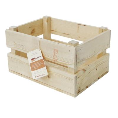 Fietskrat B1 blank vuren hout 40x30x24cm