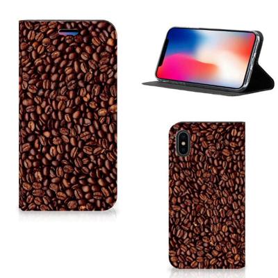 Apple iPhone X | Xs | Flip Style Cover | Koffiebonen