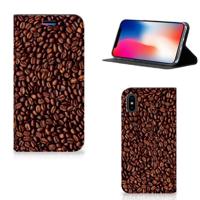 Apple iPhone X | Xs | Flip Style Cover | Koffiebonen - thumbnail