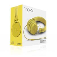 Reloop RHP-6 - DJ- en lifestyle-hoofdtelefoon met afgestemd geluid, lichte constructie en veilige pasvorm, voor smartphones (Apple iPhone, Android) tablets, iPods, Mac en PC, (geel) - thumbnail