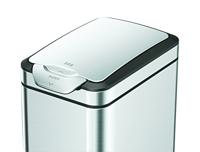 EKO afvalbak touch bar tina 30 l matzilverkleurig - thumbnail